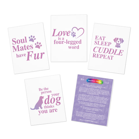 Multi-Design Greeting Cards (5-Pack) The Pet Pack