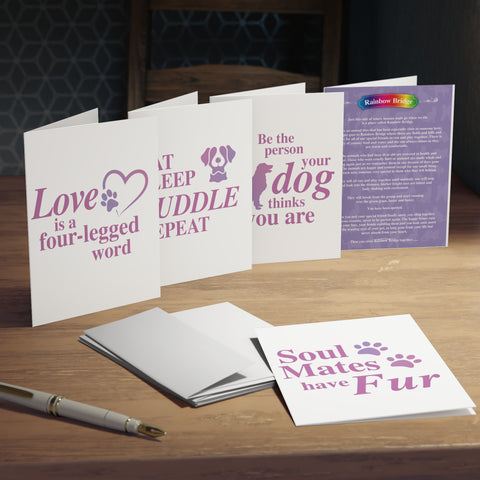 Multi-Design Greeting Cards (5-Pack) The Pet Pack
