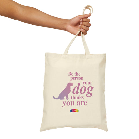 Cotton Canvas Tote Bag - Be the Person