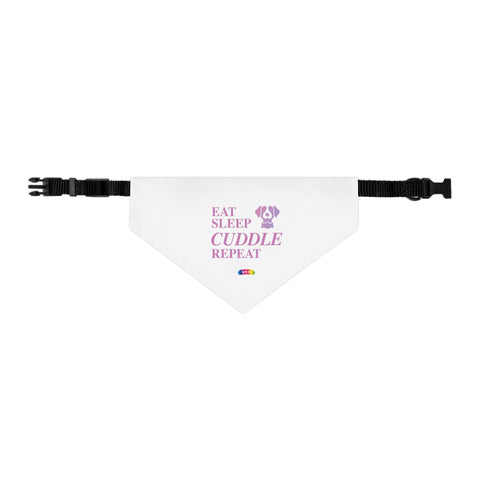 Pet Bandana Collar - Eat, Sleep, Cuddle